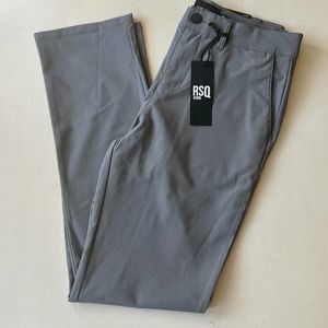 RSQ Jeans Slim Straight Fit Dark Gray Active Chino 28x32 NWT